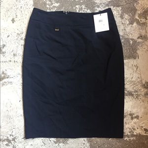 New, Calvin Klein, black, pencil skirt, size 2